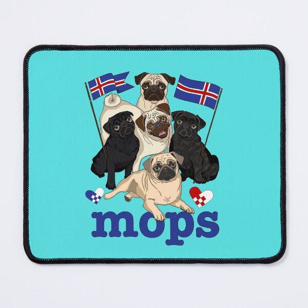 Item preview, MOPS! (Icelandic version!) designed and sold by FivePugs.
