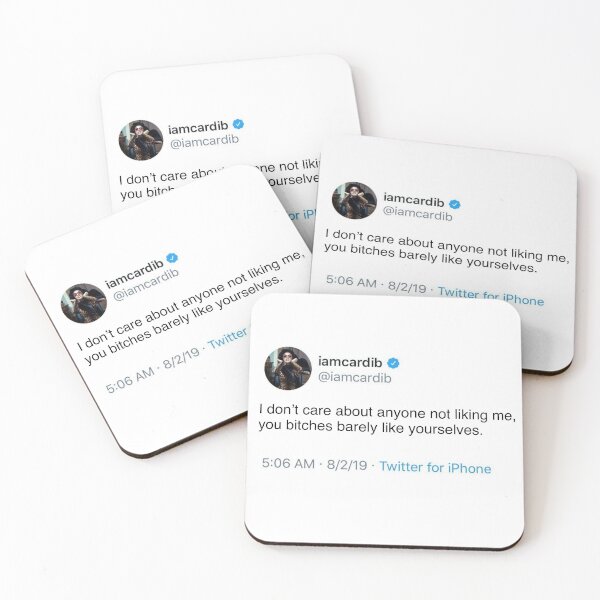 Item preview, Cardi b tweet designed and sold by ciatt.