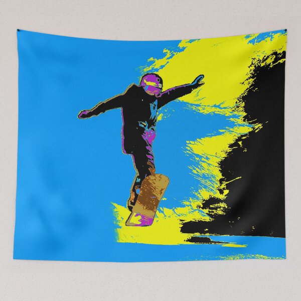 Aperçu de l'œuvre Vol Snowboarder - Snowboarder créée et vendue par NaturePrints.