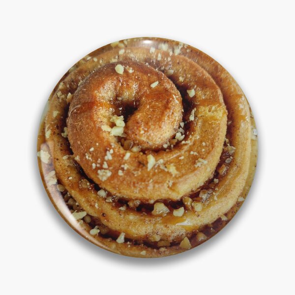 Item preview, Cinnamon Roll Swirl Close Up Food Texture designed and sold by cashewdays.