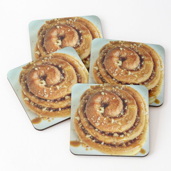Item preview, Cinnamon Roll Swirl Close Up Food Texture designed and sold by cashewdays.
