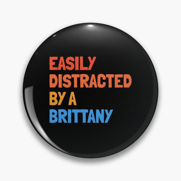 Item preview, Easily Distracted By A Brittany Funny Dog Gift  designed and sold by Guarddogdrive.