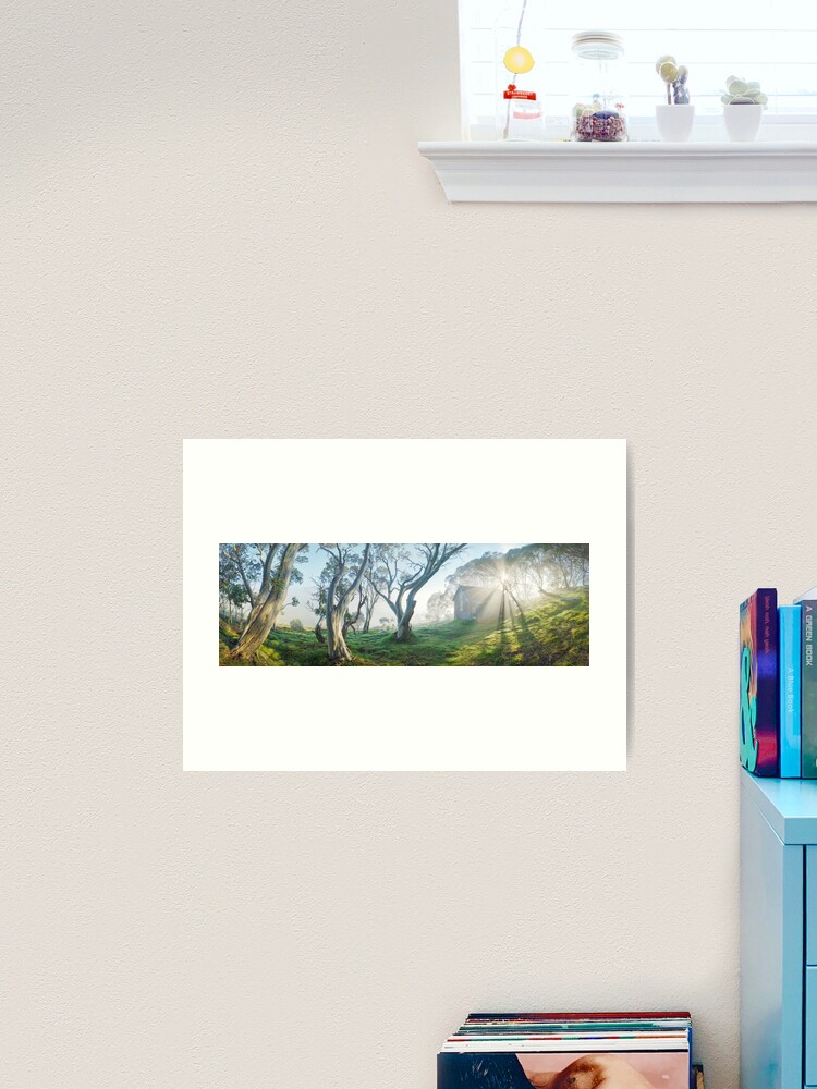 Thumbnail 2 of 3, Art Print, Cope Hut, Falls Creek, Victoria, Australia designed and sold by Chockstone.