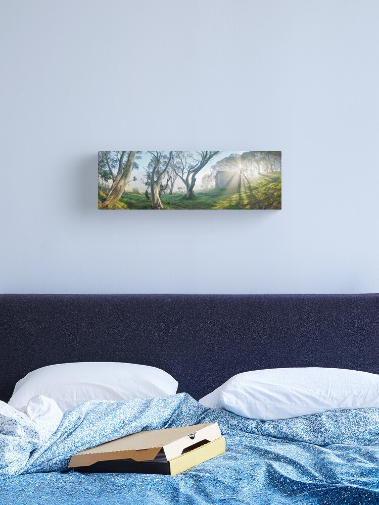 Thumbnail 2 of 3, Canvas Print, Cope Hut, Falls Creek, Victoria, Australia designed and sold by Chockstone.