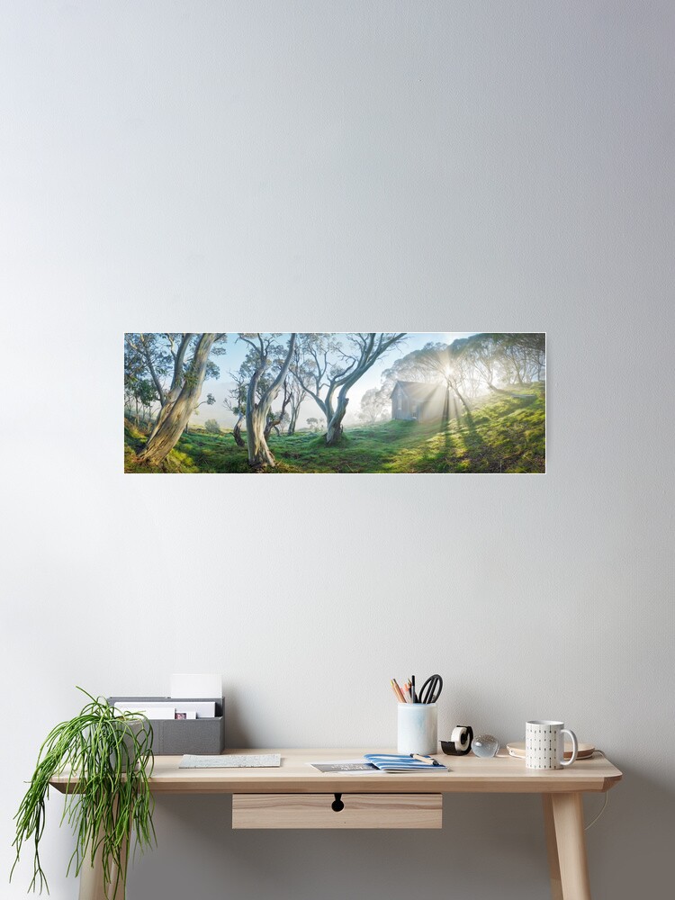 Thumbnail 2 of 3, Poster, Cope Hut, Falls Creek, Victoria, Australia designed and sold by Chockstone.