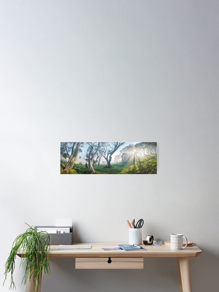 Thumbnail 2 of 3, Poster, Cope Hut, Falls Creek, Victoria, Australia designed and sold by Chockstone.