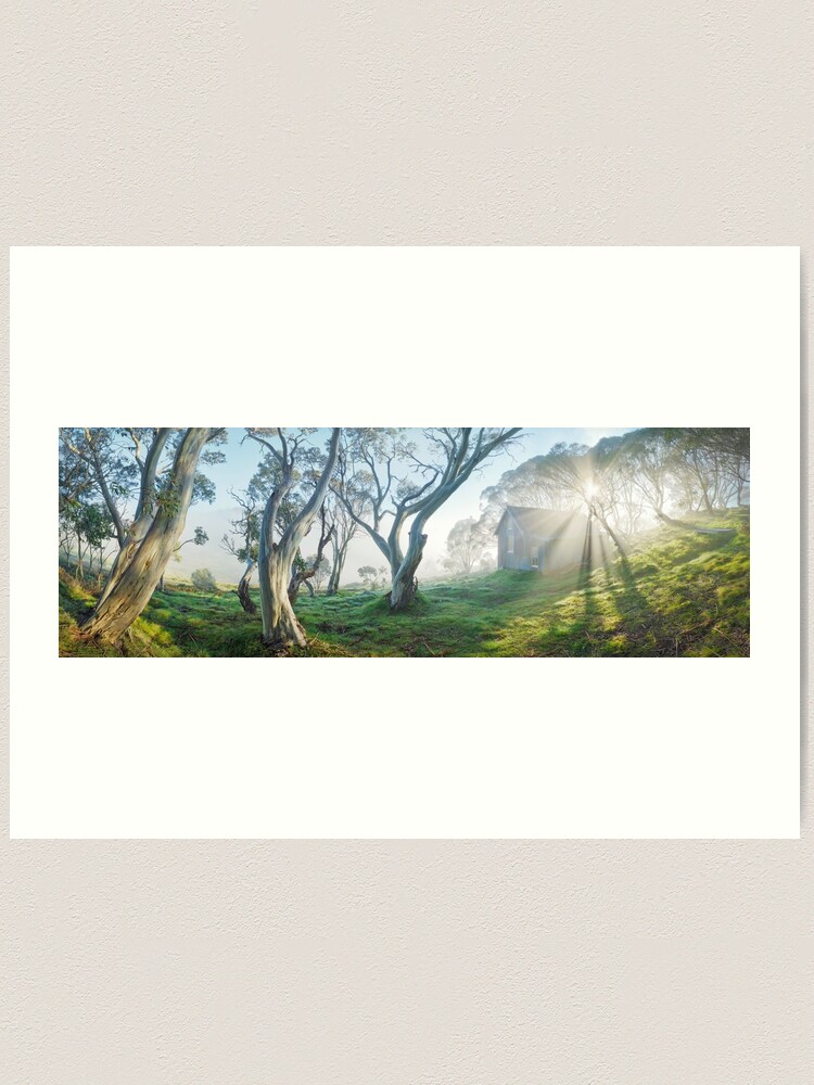 Thumbnail 1 of 3, Art Print, Cope Hut, Falls Creek, Victoria, Australia designed and sold by Chockstone.