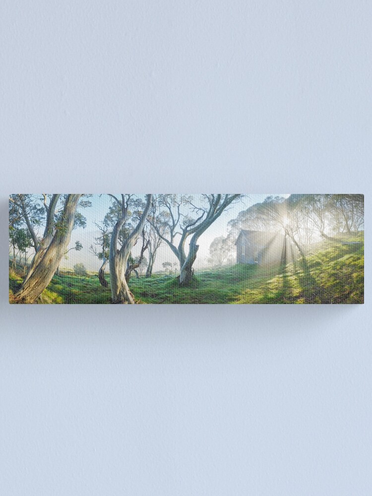 Thumbnail 1 of 3, Canvas Print, Cope Hut, Falls Creek, Victoria, Australia designed and sold by Chockstone.