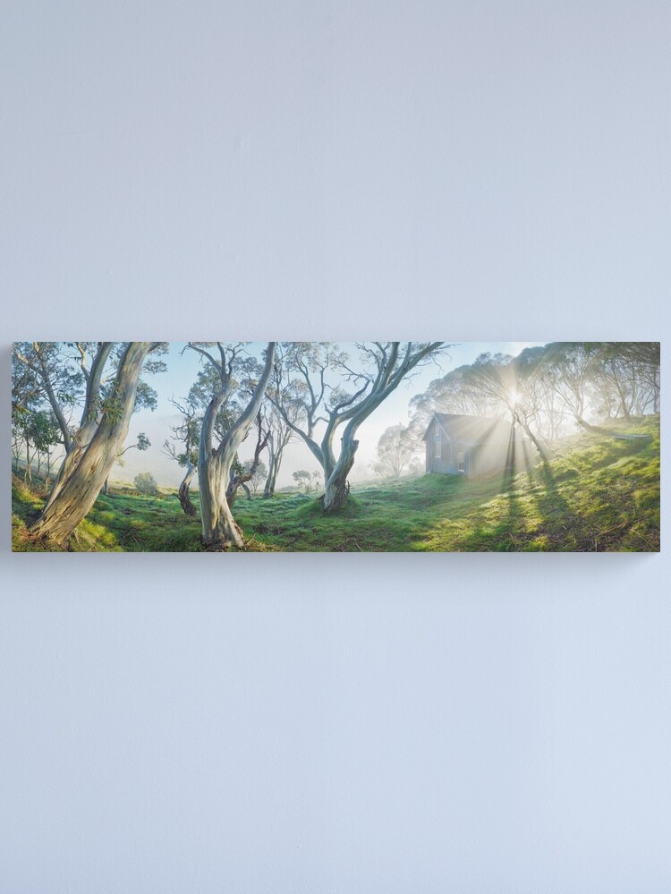 Thumbnail 1 of 3, Canvas Print, Cope Hut, Falls Creek, Victoria, Australia designed and sold by Chockstone.