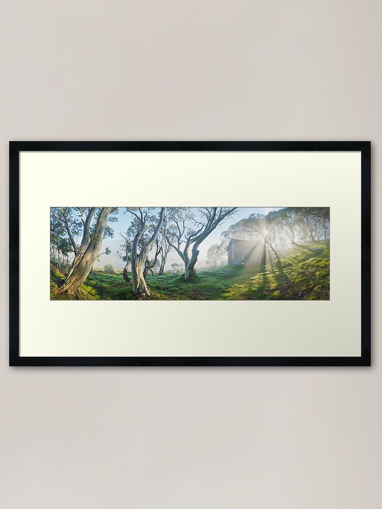 Thumbnail 1 of 7, Framed Art Print, Cope Hut, Falls Creek, Victoria, Australia designed and sold by Chockstone.