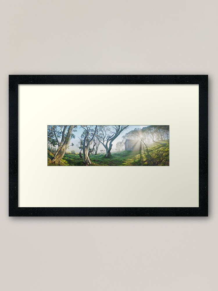 Thumbnail 1 of 7, Framed Art Print, Cope Hut, Falls Creek, Victoria, Australia designed and sold by Chockstone.