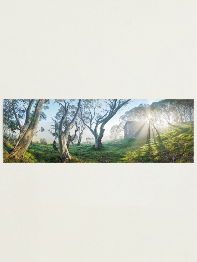 Thumbnail 1 of 3, Photographic Print, Cope Hut, Falls Creek, Victoria, Australia designed and sold by Chockstone.