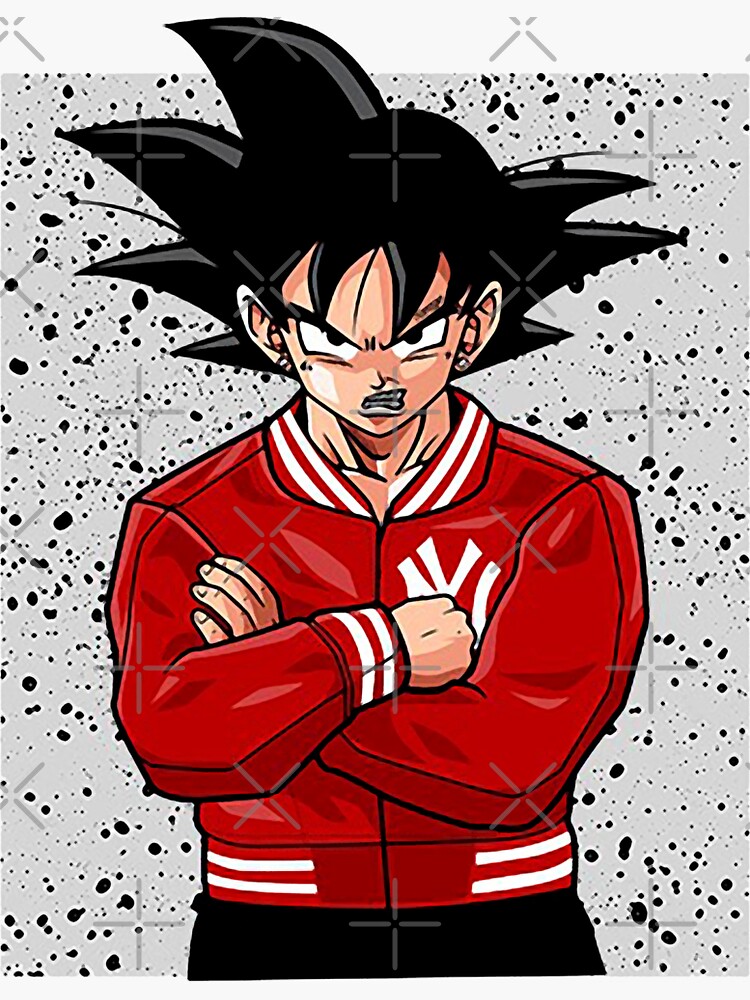 Download Awesome Supreme Drip Goku Digital Art Wallpaper