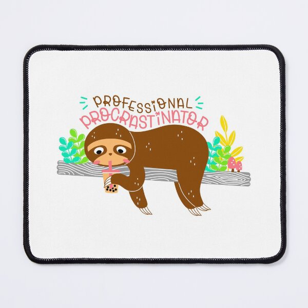 Item preview, Professional Procrastinator Sloth designed and sold by PlanetAries.