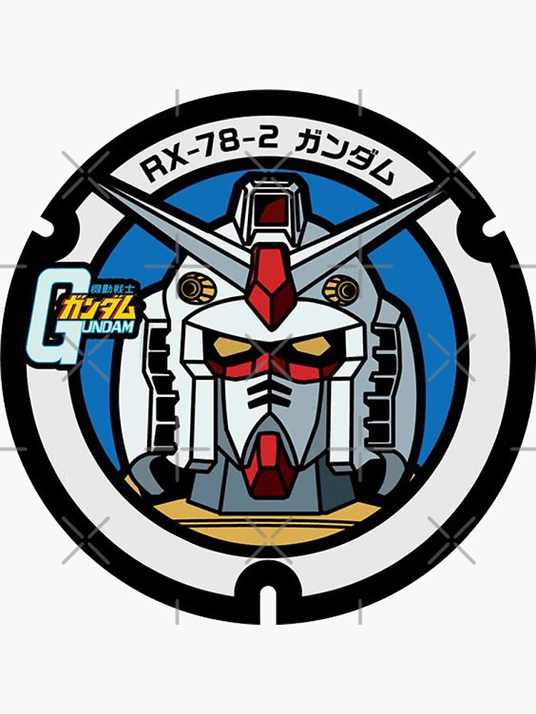 Gundam RX 78 Emblem Sticker for Sale by buntetku