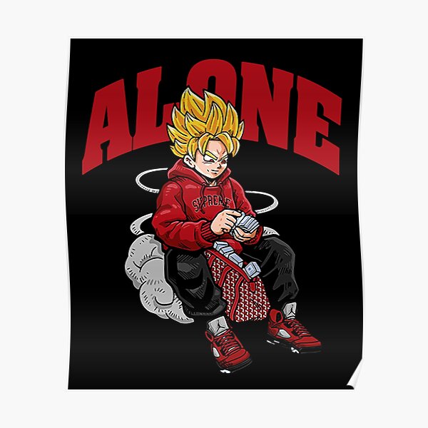 Louis Vuitton Supreme Goku Super Saiyan God Crewneck Sweatshirt