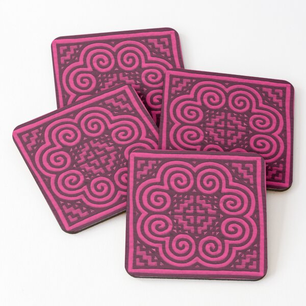 Item preview, Hmong Elephant Foot Pattern Pink designed and sold by BabyVueHmongG.