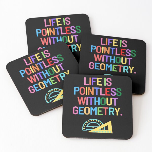 Item preview, Life is Pointless Without Geometry.  designed and sold by expatessentials.