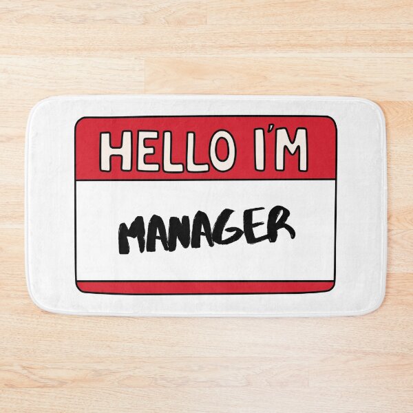 Item preview, Hello I'm Manager designed and sold by Whimsical Wenli.