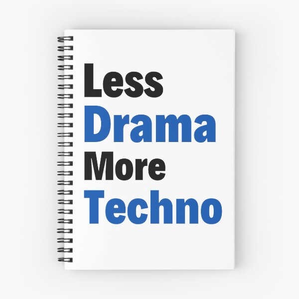 Item preview, Less Drama more Techno Bass, Electro, Minimal designed and sold by chetan786.