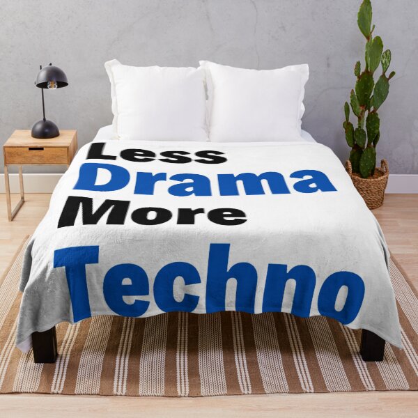 Item preview, Less Drama more Techno Bass, Electro, Minimal designed and sold by chetan786.