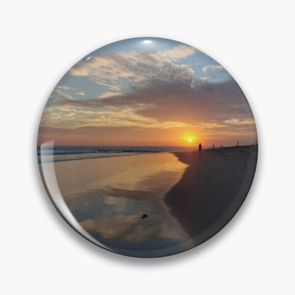 Item preview, Canggu Bali Beach Sunset Clouds Reflection On Water designed and sold by cashewdays.