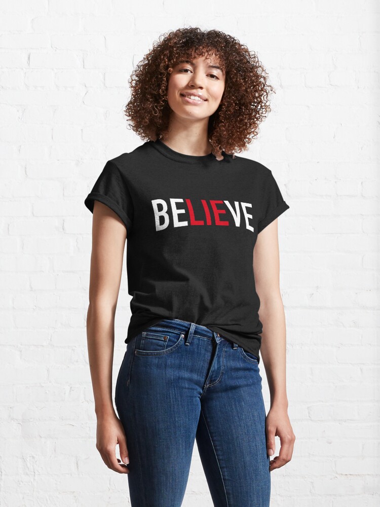 Discover U2 The Fly Zoo TV Believe Text Classic T-Shirt