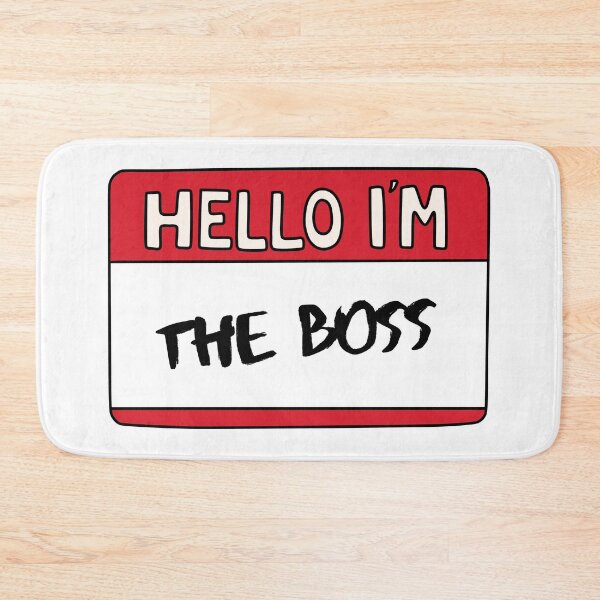 Item preview, Hello I'm The Boss designed and sold by Whimsical Wenli.