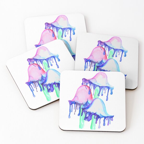 Item preview, Watercolor Mushrooms: Inky Caps designed and sold by RoxyTocin.