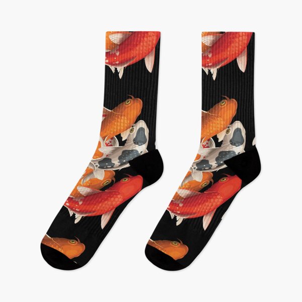 Item preview, Koi Fish Pond Art - Black designed and sold by johnta17.