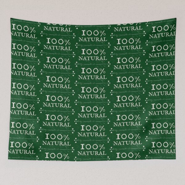 Item preview, 100% Natural print.  Funny Organic Gifts, Apparel and Home Decor. designed and sold by lduke47.