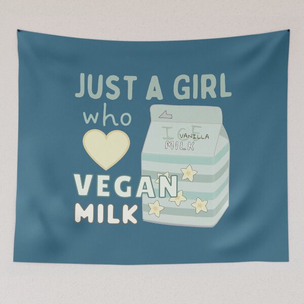 Item preview, Just A Girl Who Loves Vegan Milk - Kawaii Milk Box Pastel designed and sold by ViewerEqualsPhoton.