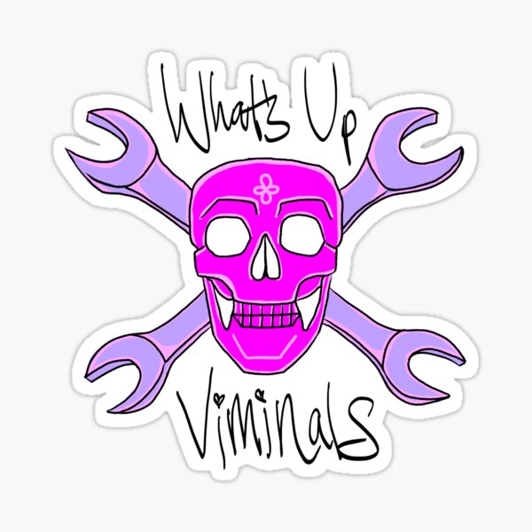 Viminals in Pink Sticker