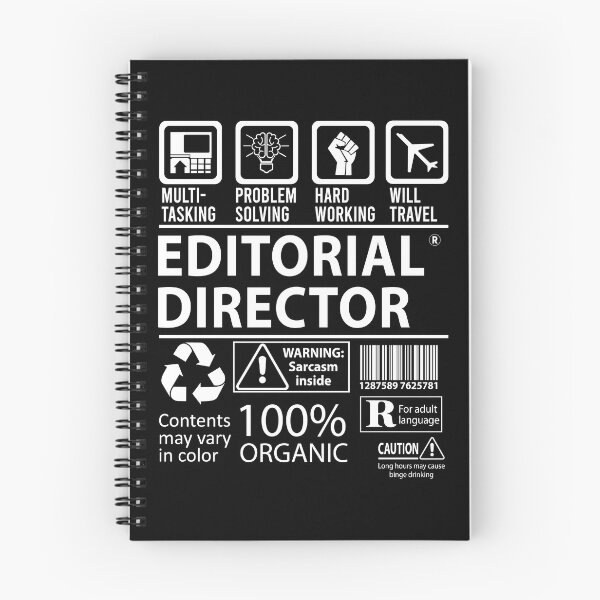 Item preview, Editorial Director T Shirt - MultiTasking Certified Job Gift Item Tee designed and sold by sabinacsnm.