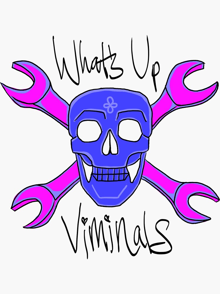 Thumbnail 3 of 3, Sticker, Viminals in Blue designed and sold by BYOMech.