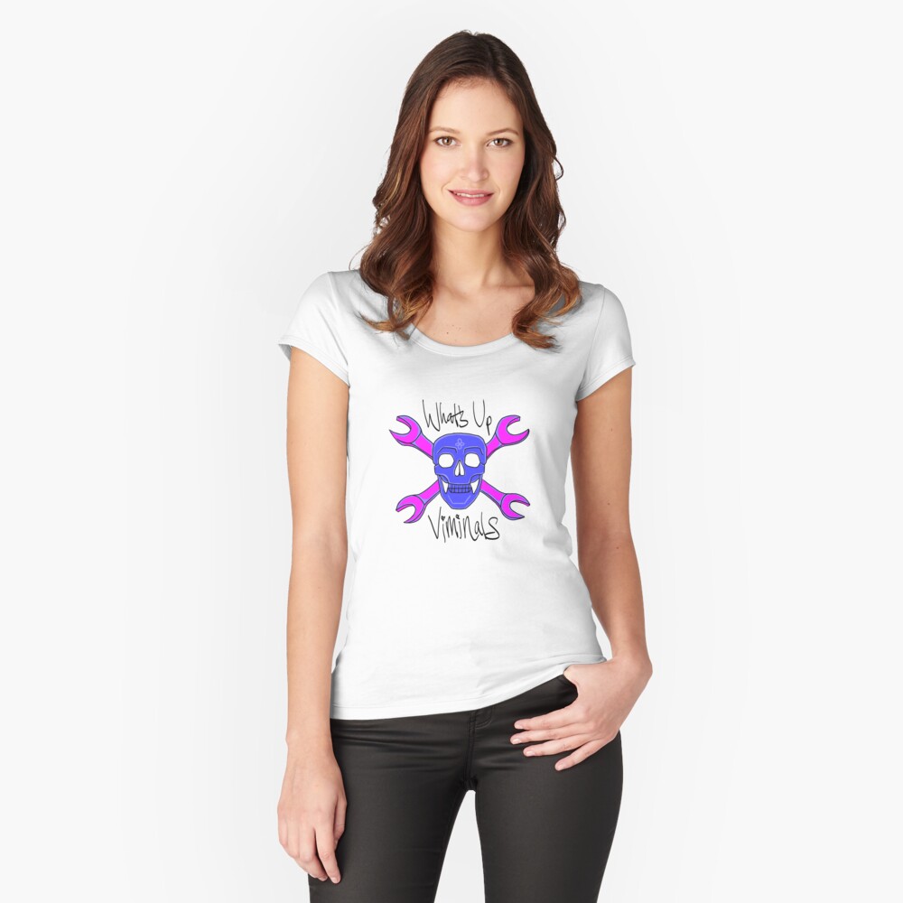 Item preview, Fitted Scoop T-Shirt designed and sold by BYOMech.