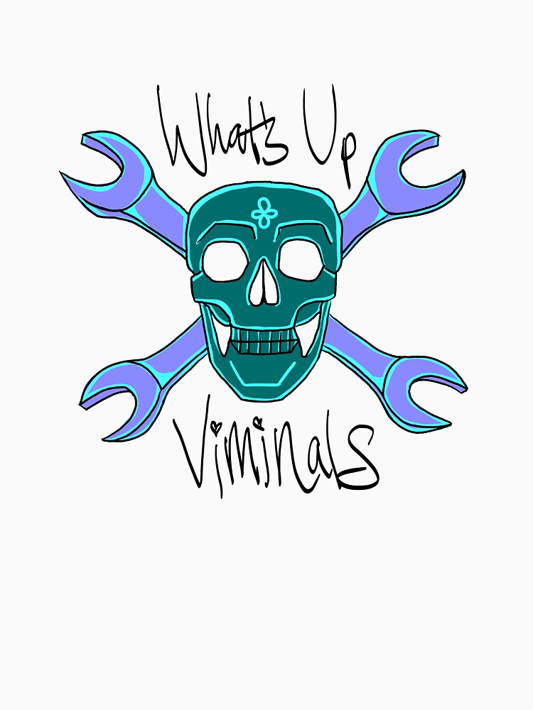 Thumbnail 7 of 7, Classic T-Shirt, Viminals in Aqua designed and sold by BYOMech.