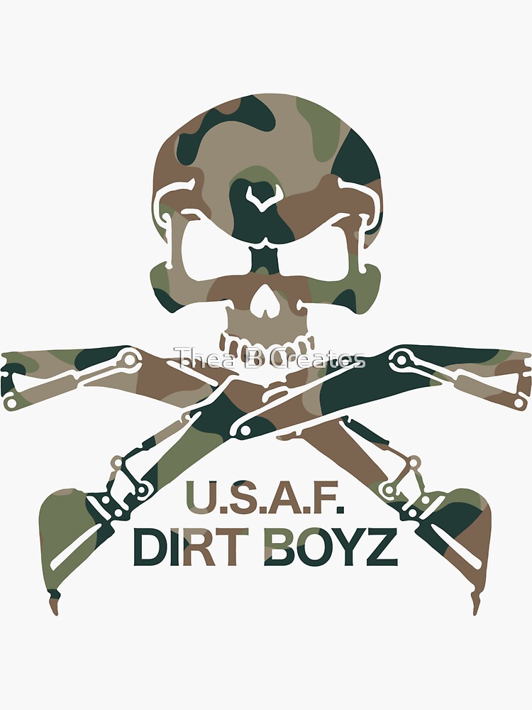 "USAF dirtboyz ocp" Sticker for Sale by theaaa37 Redbubble