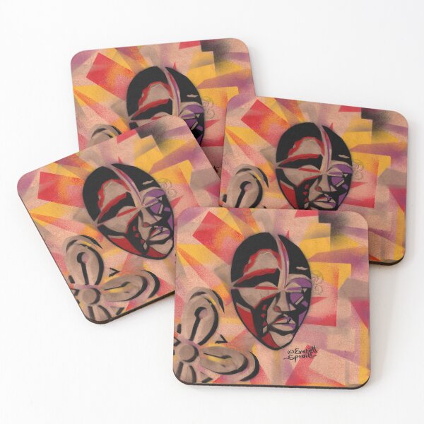 Item preview, African Dan Mask and Adinkra Symbol for Perserverance designed and sold by Everett  Spruill.