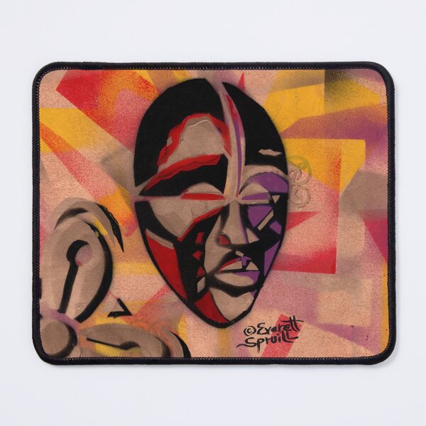Item preview, African Dan Mask and Adinkra Symbol for Perserverance designed and sold by Everett Spruill.