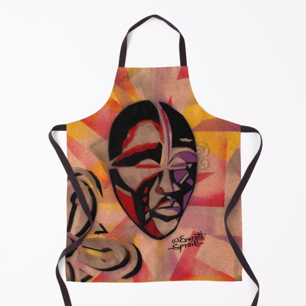 Item preview, African Dan Mask and Adinkra Symbol for Perserverance designed and sold by Everett Spruill.