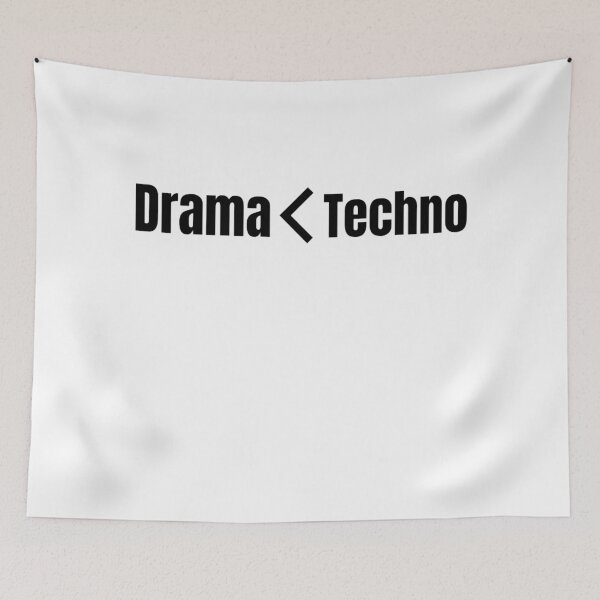 Item preview,  Less Drama more Techno Bass, Electro, Minimal designed and sold by chetan786.