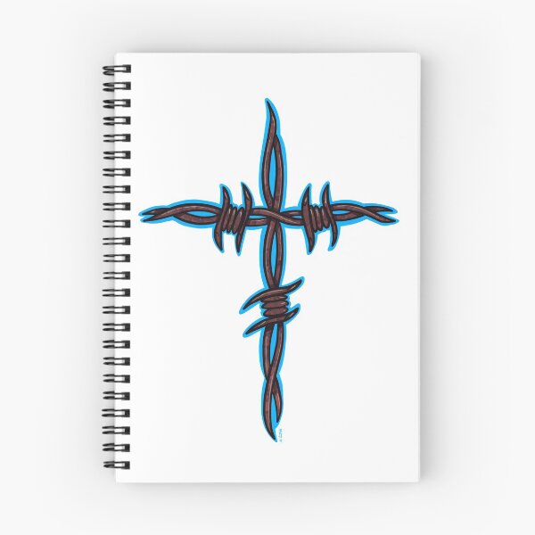 Item preview, Barbwire cross designed and sold by Chillateez.