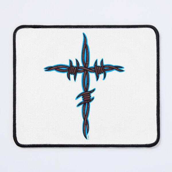 Item preview, Barbwire cross designed and sold by Chillateez.
