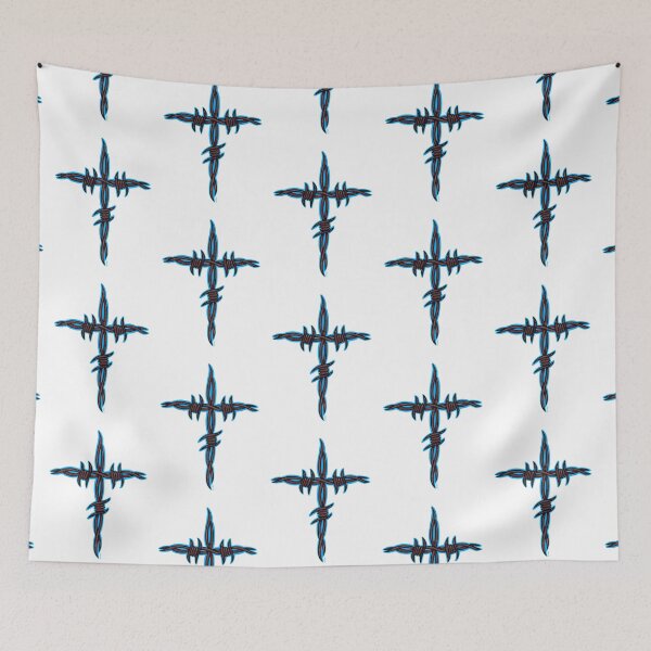 Item preview, Barbwire cross designed and sold by Chillateez.