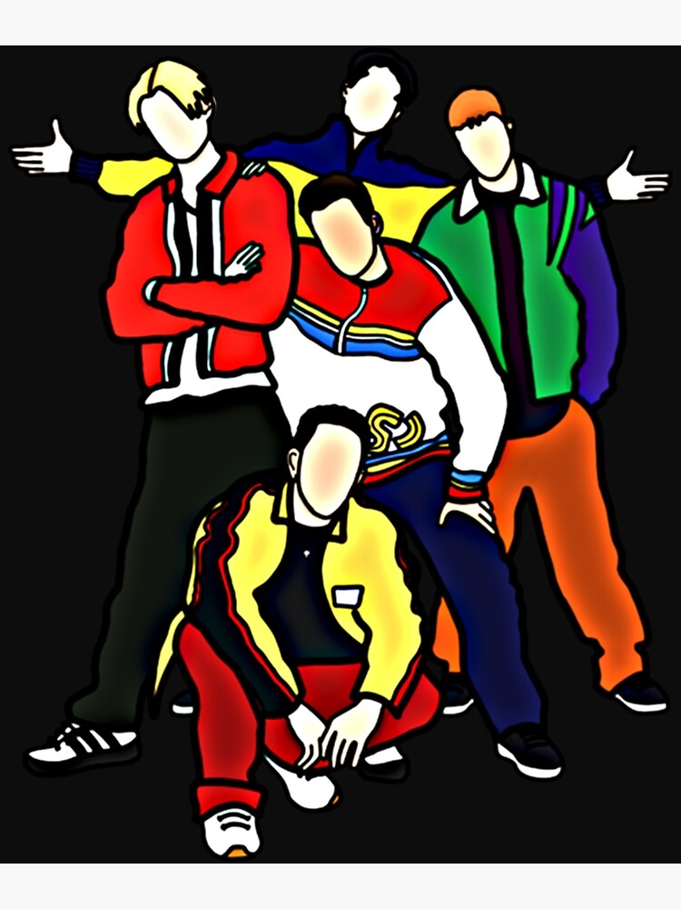 "Backstreet Boys Drawing " Poster By Etaaterangs | Redbubble