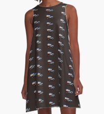 A Graphical Interpretation of the Defender 90 Station Wagon Paul Smith A-Line Dress