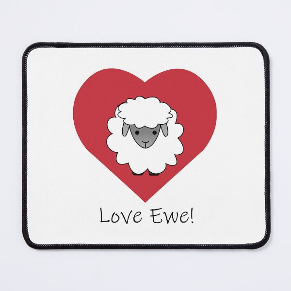 Item preview, Cute and Funny Love Ewe designed and sold by Hedgie Designs.