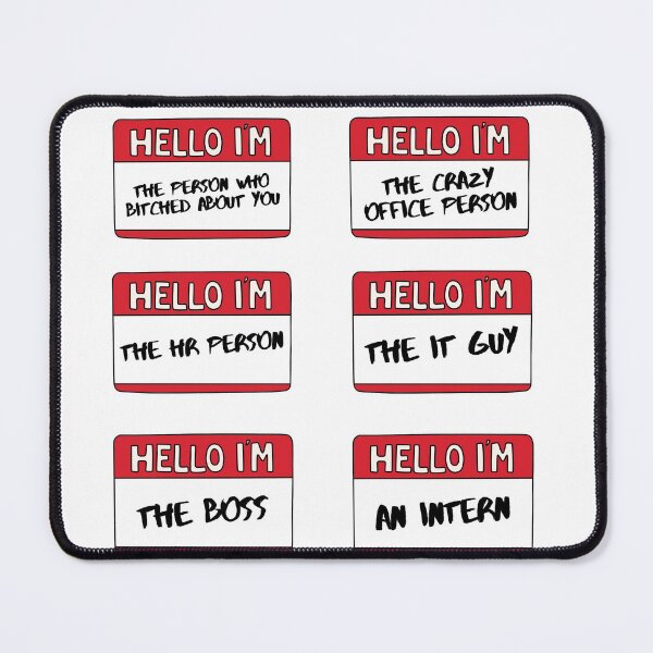 Item preview, Hello I'm Office Collection Sticker Set designed and sold by Whimsical Wenli.
