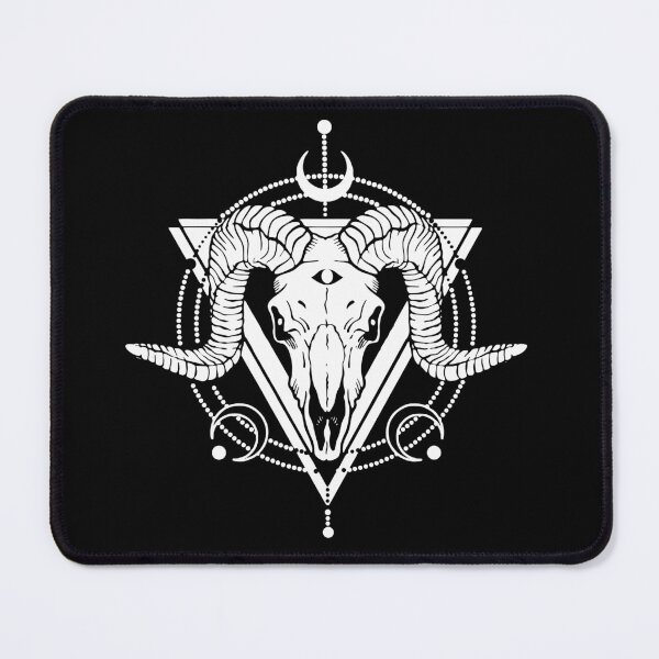 Item preview, Goat skull designed and sold by Kecubungcrispy.